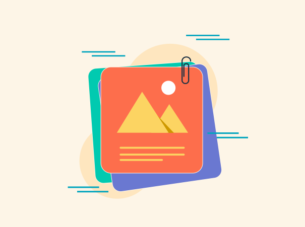 Stock placeholder image with grayscale geometrical mountain landscape Stock placeholder image with grayscale geometrical mountain landscape